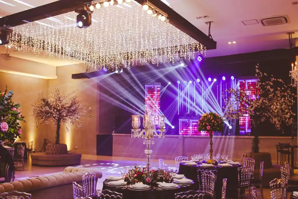 Stunning ballroom lighting